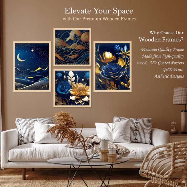 SET OF 4 DIGITAL WALL PAINTING - Image 2