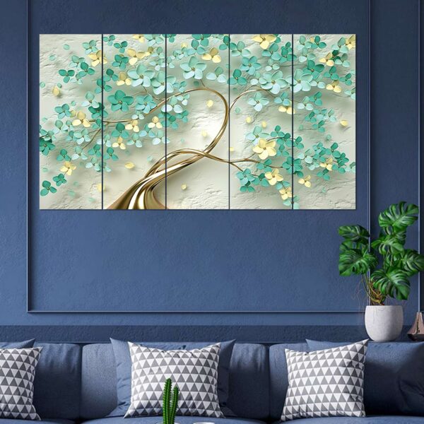 SET OF 5 DIGITAL WALL PAINTING - Image 4